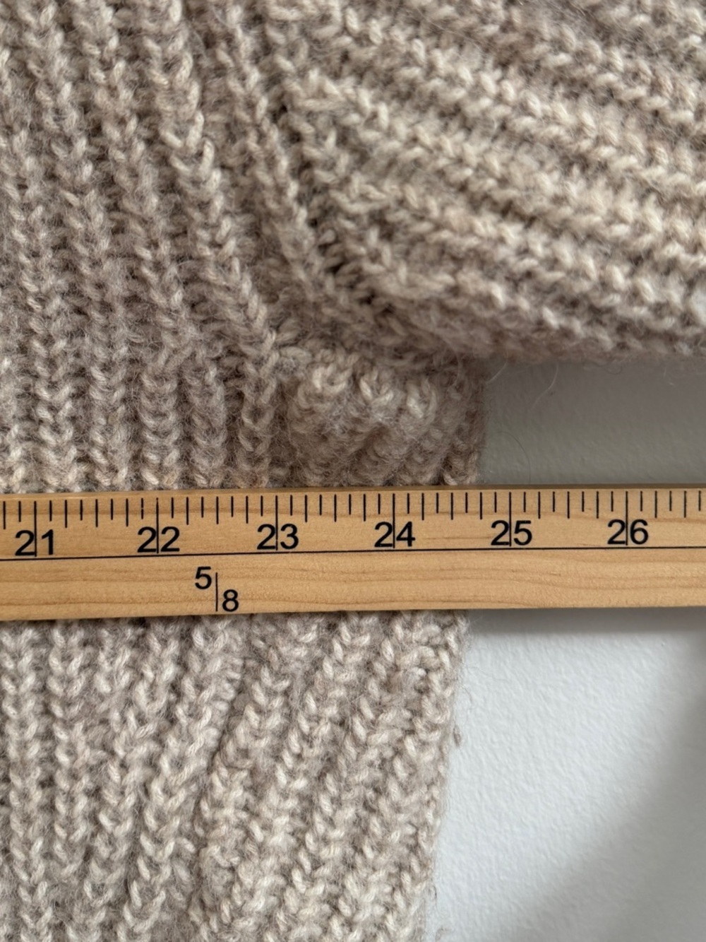 Hatch Maternity Jo Sweater Sz 0 Beige Cotton Alpaca - Picture 9 of 10